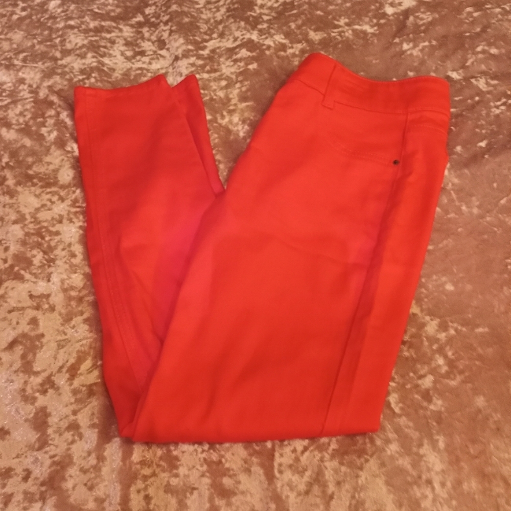 Kids Size 16 Crown & Ivy Red Skinny Jeans